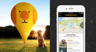 Рекламное мобильное приложение "Пропала собака"